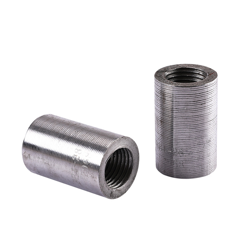 厂家供应直螺纹钢筋连接套筒 钢筋接头 正反丝钢筋接头套筒批发