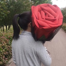 一朵超大只玫瑰花超级大的巨型特大创意仿真花情人节送女生礼物跨