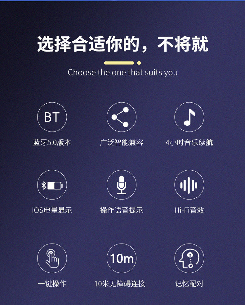 x9s真无线蓝牙耳机5.0跑步运动入耳式双耳迷你型带充电仓 tws耳机