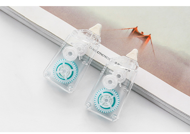 点点胶点状双面胶修正带式天高1545日系简约透明学生手账粘贴纸