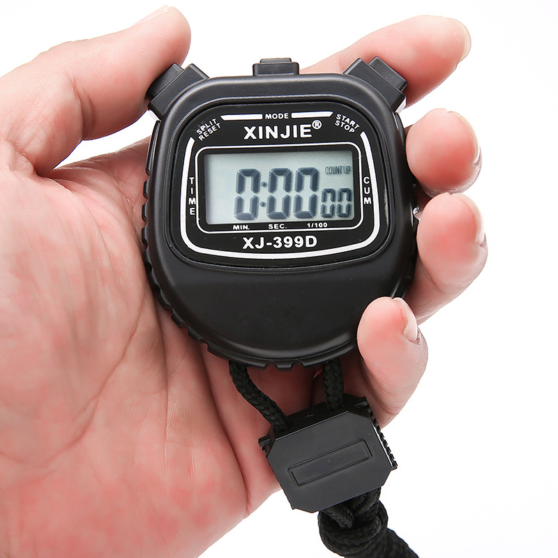 两道记忆电子运动秒表游泳跑步计时器竞技比赛定时器裁判厂家批发