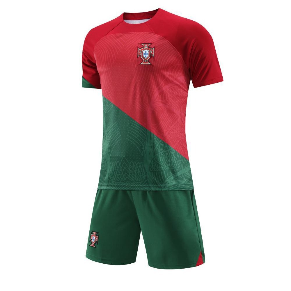 世界杯足球服套装葡萄牙比赛队服训练服装球衣可印字球号logo205