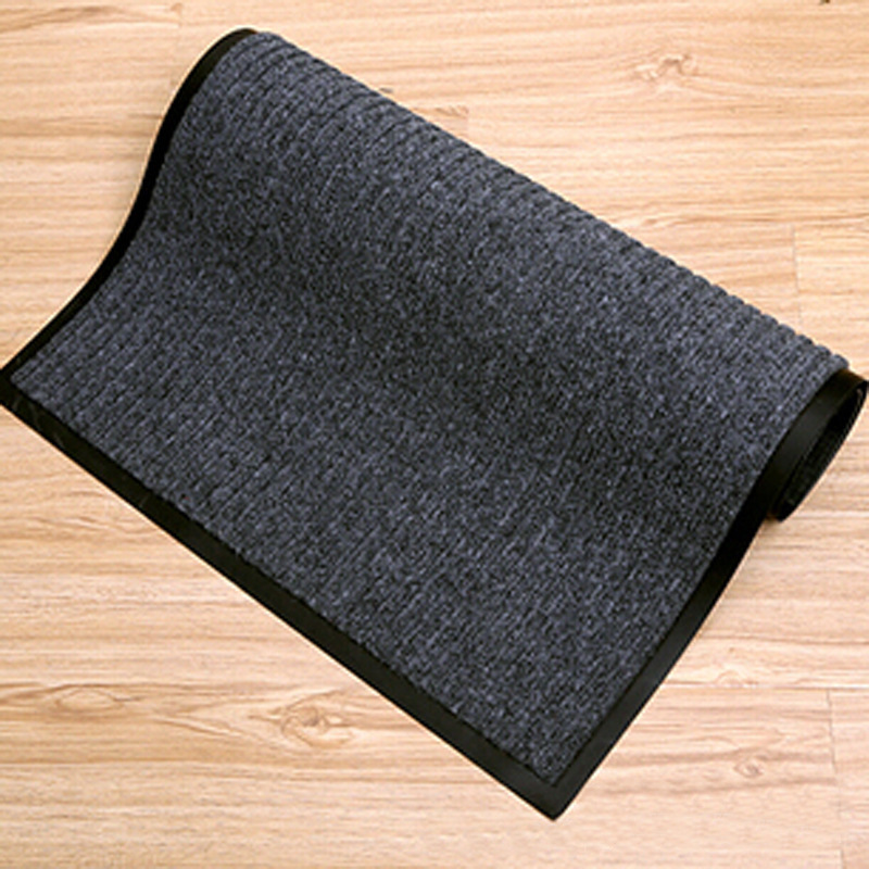 pvc复合底双条纹地毯 吸水防滑地毯酒店宾馆走道门口迎宾地毯