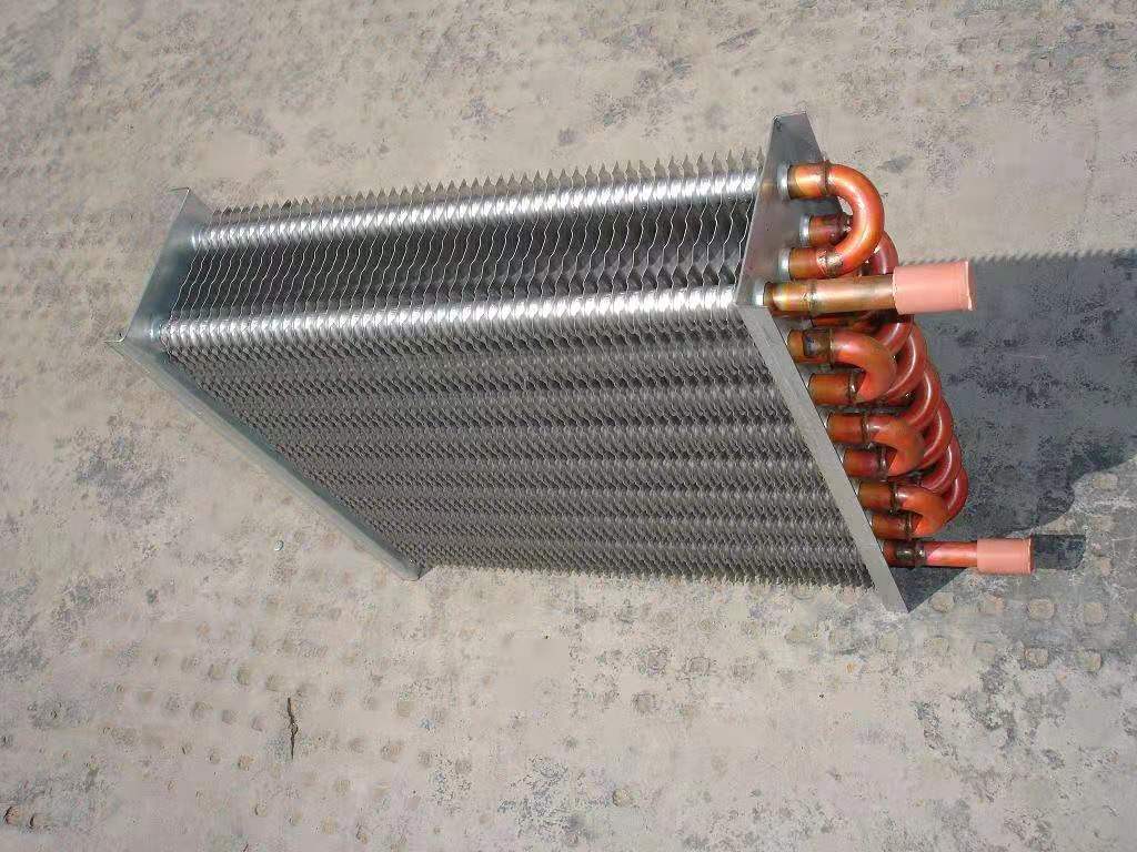 铜铝复合风冷翅片式蒸发器冷凝器散热器表冷器换热器加工定做