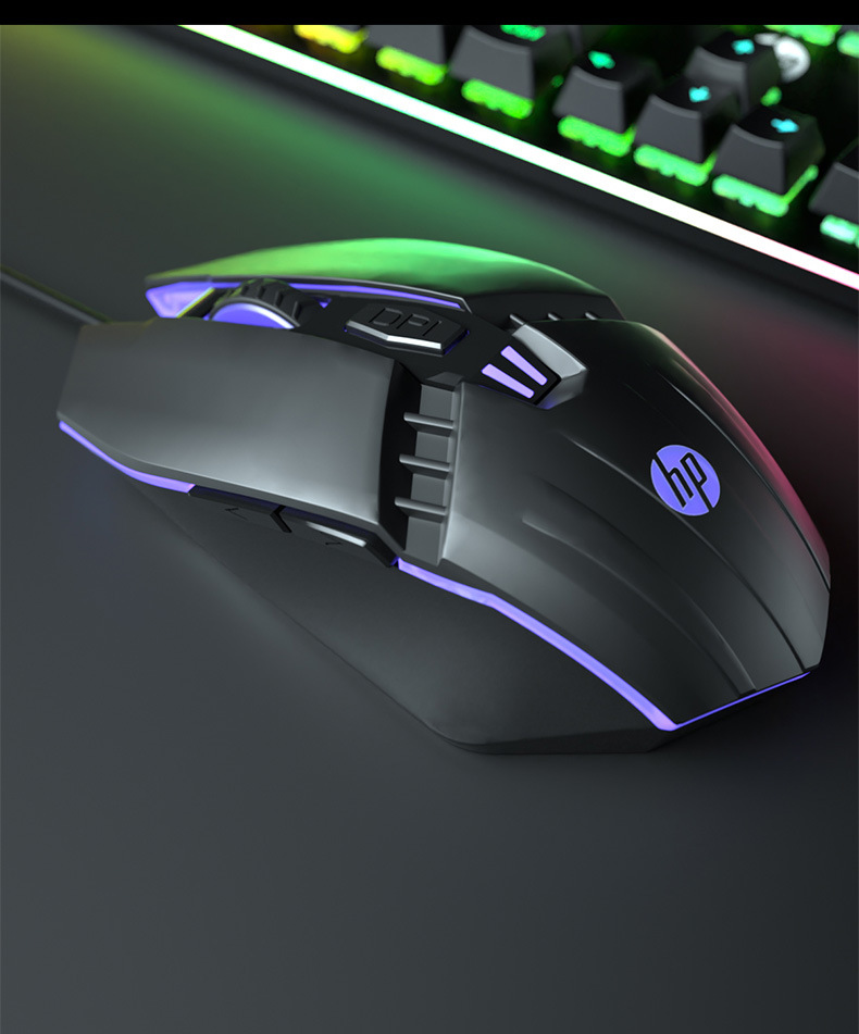 正品hp/惠普gk100f混光青轴机械键盘 usb接口适用游戏网吧 亚马逊