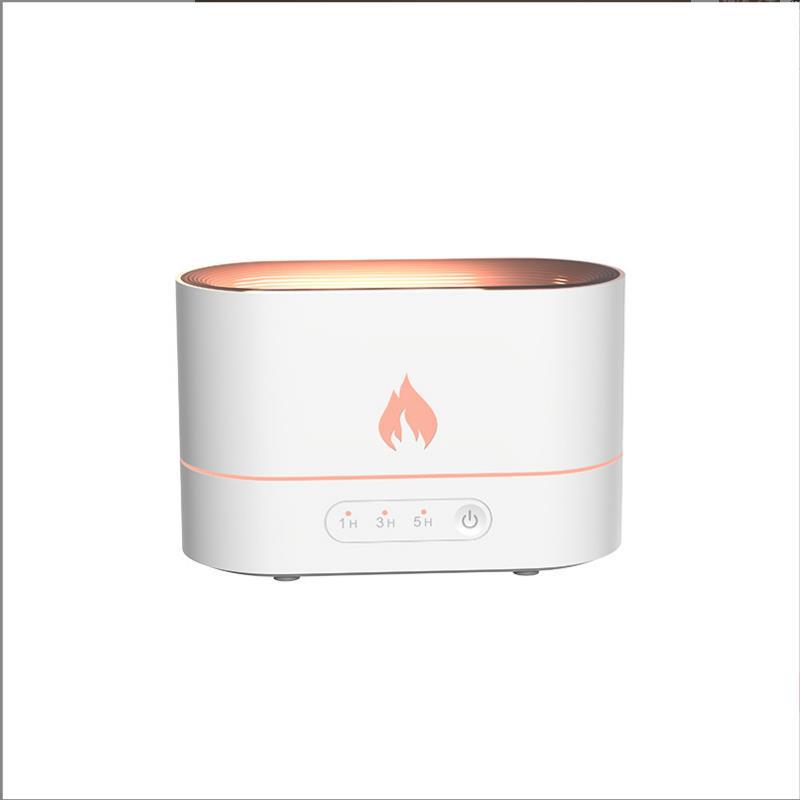 Simulation Flame Aroma Diffuser 5V Home Office 3D Flame Humidifier Ultrasonic Aroma Diffuser Desktop USB Aromatherapy