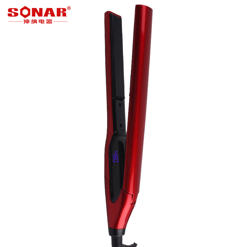 Sonar Splint Led LCD Hair Straightener Hairdressing Hair Straightener Women Hair Straightener Hair Straightener Cross-Border Straightening Board