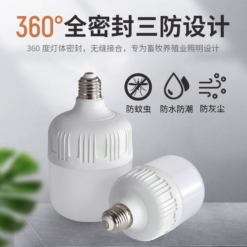 LED Bulb Factory Wholesale E27 Screw Mouth High Fu Shuai Bulb Indoor Lighting Highlight Household Energy-Saving LED Lights