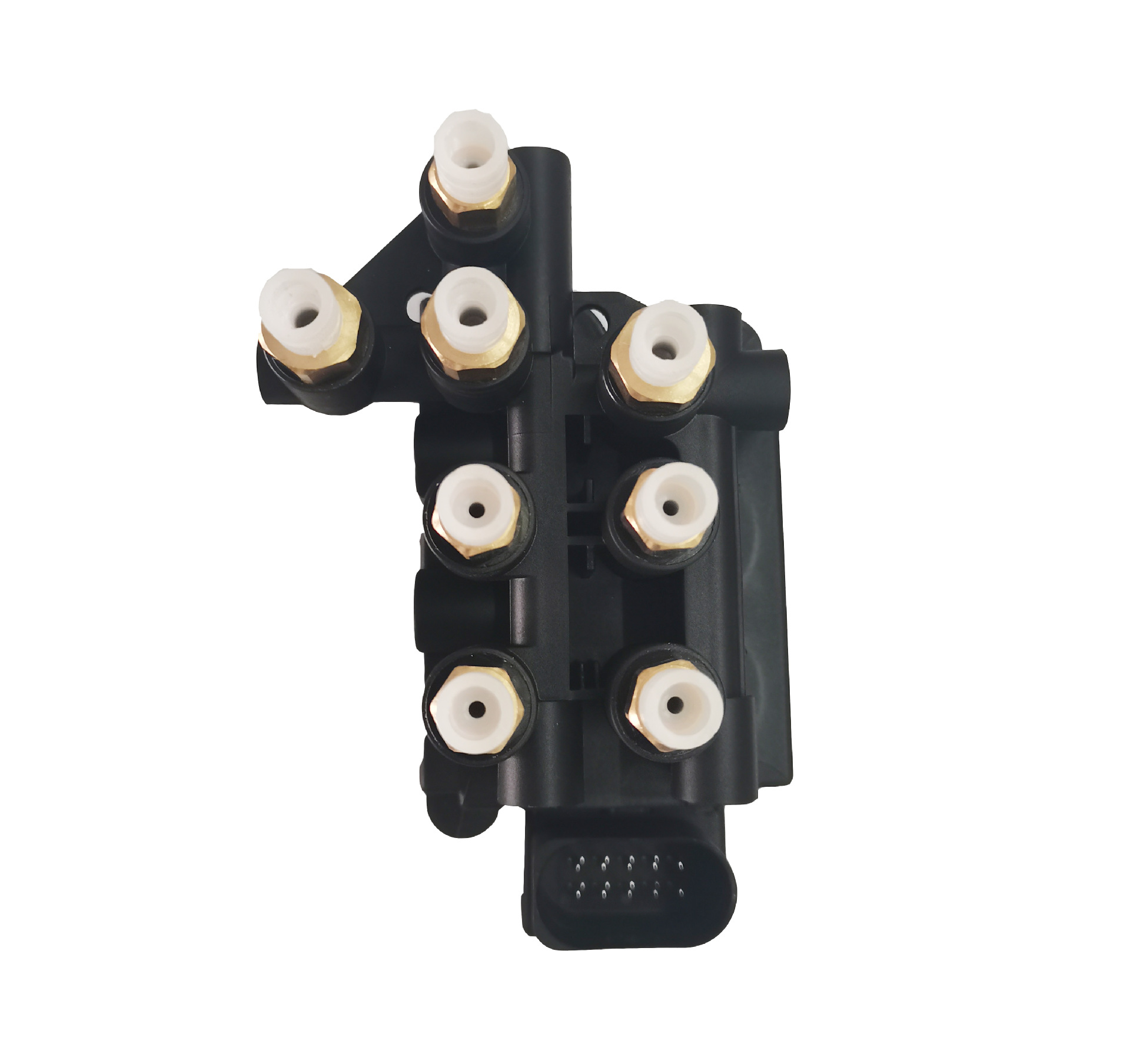 分配阀适用于新款奥迪q7汽车打气泵空气悬架减震阀厂家直供外贸