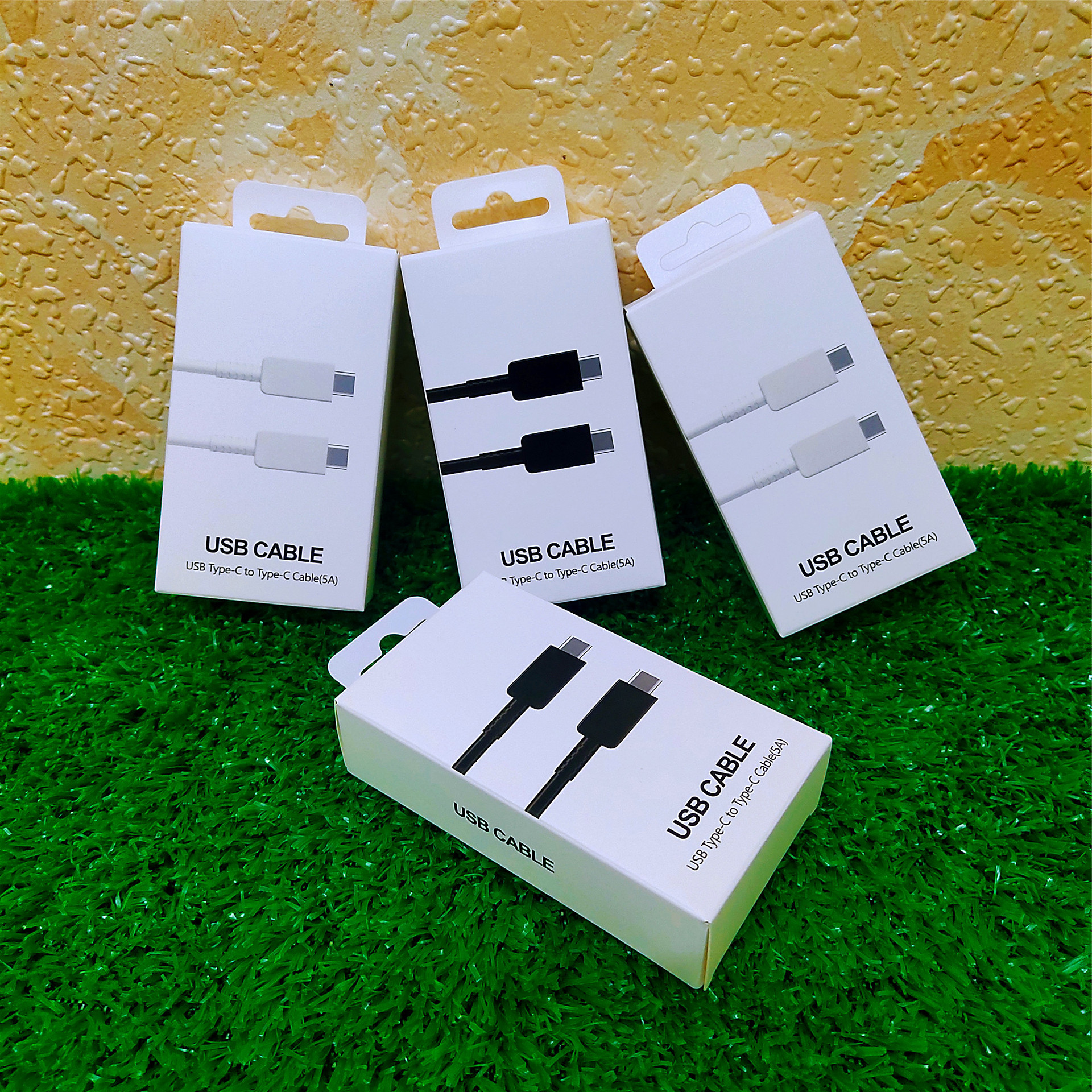 适用于三星45w数据线包装盒 5a快充线包装 type