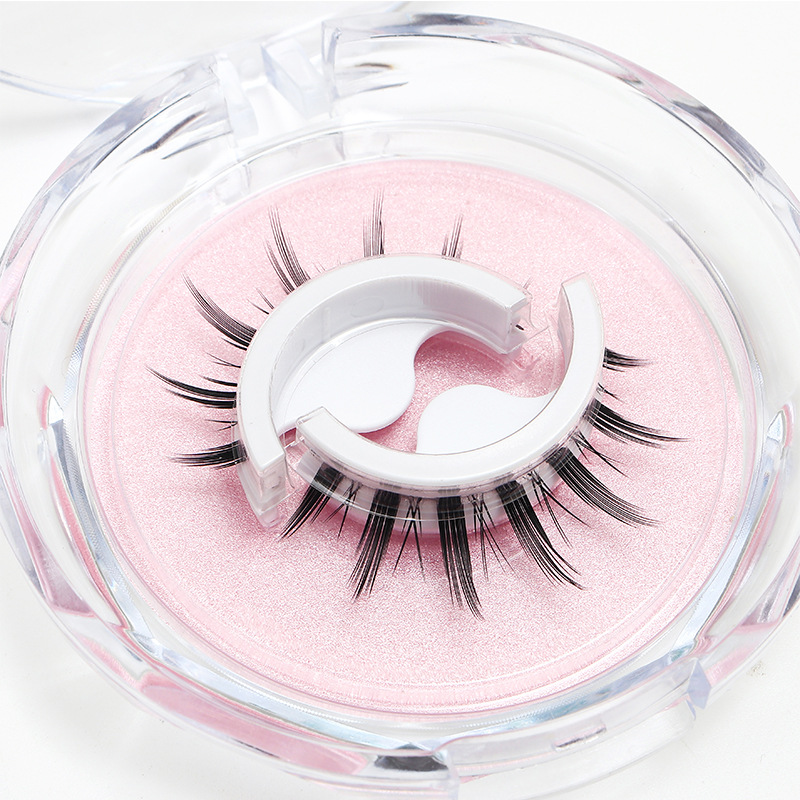 Dingsen False Eyelashes Self-Adhesive Eyelash Female Natural Simulation Glue-Free Water Paste the Whole Super Soft One-Piece Eyelashes