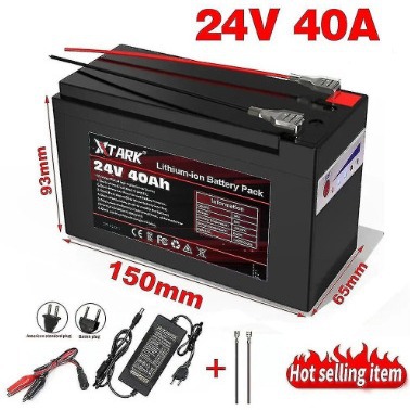 24V40Ah 6S3P 18650锂电池组适用于喷雾器 手推车 儿童电动车电