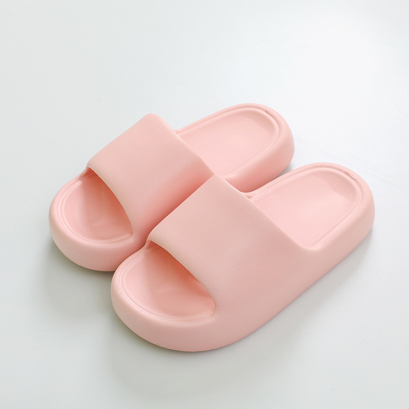 Thick Bottom Shit Feeling Indoor Home Sandals Women's Summer Bathroom Non-Slip Bath Couple Outdoor Sandals Men's Summer