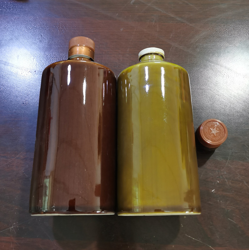 厂家直供 新款1斤茅型瓶 古铜色陶瓷白酒瓶小口酒瓶酒水包装瓶