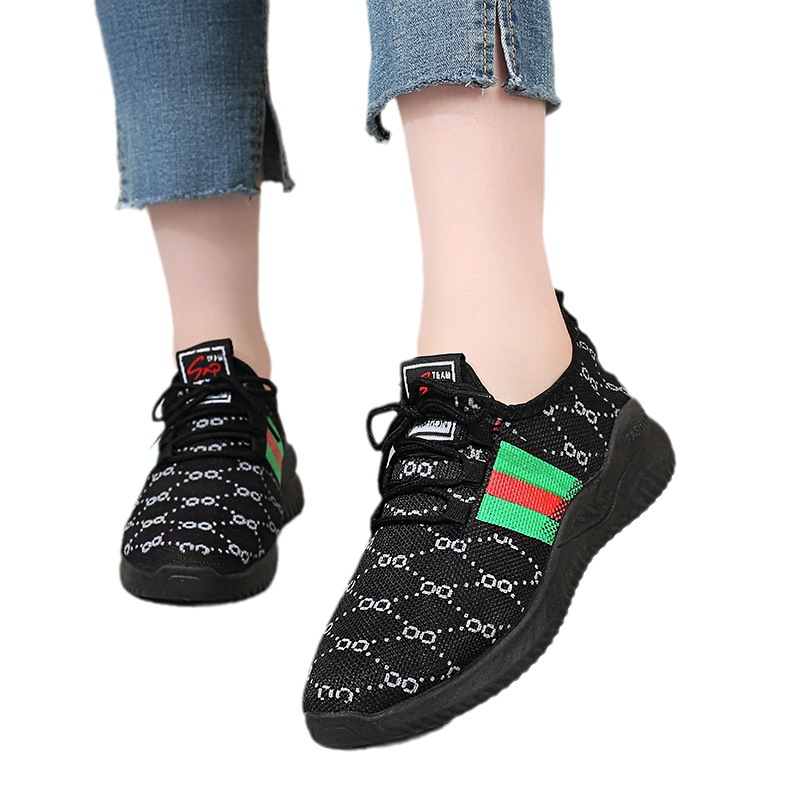 Women's Coconut Shoes 2023 Spring Summer Autumn New Women's Fashionable Shoes All-Matching Mesh Shoes Casual Sneakers Running Shoes Wholesale