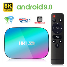 跨境HK1BOX S905X3智能千兆网口双频WiFi蓝牙电视盒子外贸