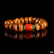 批发老籽 菩提子金蟾子手链 男女士文玩金蝉子 星月菩提原籽手串