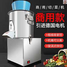 碎菜机大型切菜机商用不锈钢打姜刹菜绞菜机全电动剁打菜机家用