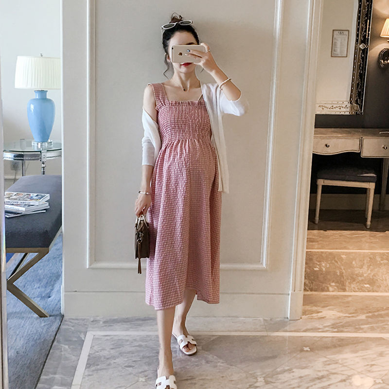 89成交1件孕妇开叉牛仔裤春夏款时尚宽松怀孕中期微喇叭裤子孕