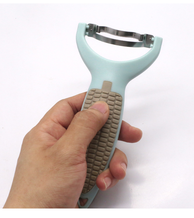 不锈钢刨片器 厨房家用刨土豆皮萝卜片pp手柄厂家批发 创意小工具