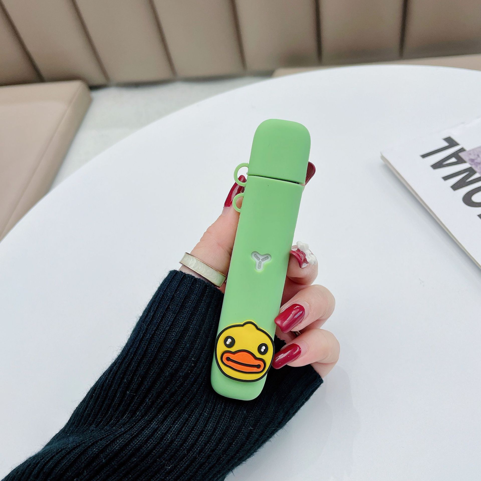 新款柚子五代pro保护套y ooz5代uni硅胶卡通套挂绳电子器烟杆盒套