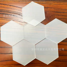 亚克力展示牌组合式站立式指示标牌六边形桌面标识片 diy手工面板