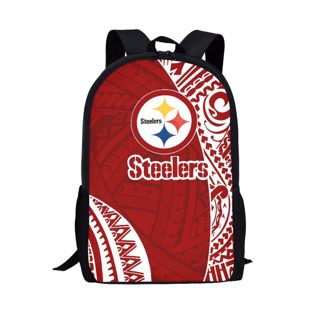 欧美热卖nfl橄榄球队匹兹堡钢人红色螺纹印花一件起17