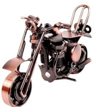 跨境商品金属铁艺摩托车模型手工复古家居装饰品摆件多款可选