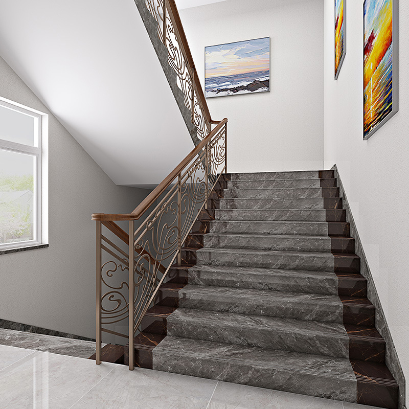 农村自建房楼梯砖480x1200大理石瓷砖楼梯踏步砖梯级砖