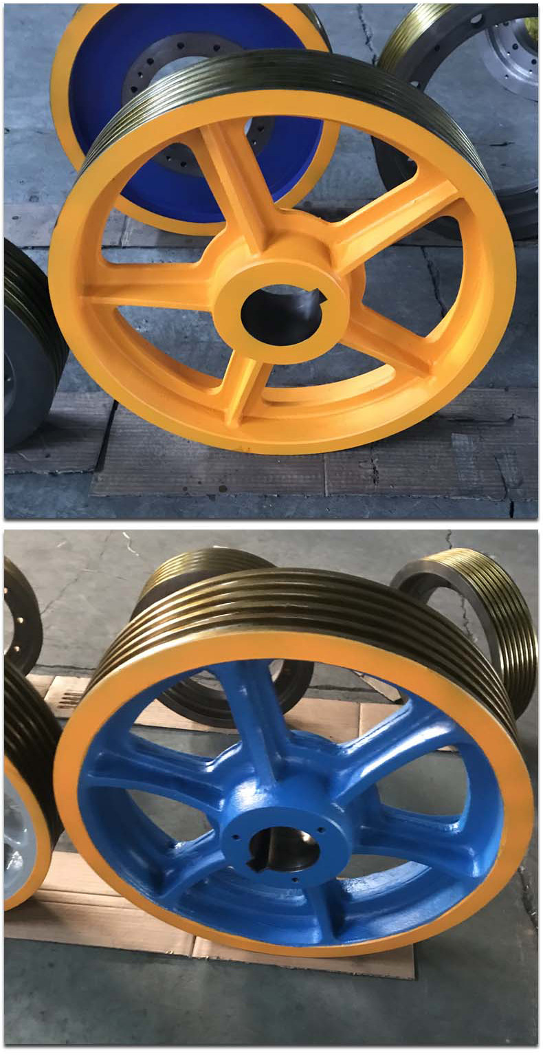 日立曳引轮导向轮电梯配件电梯原厂曳引轮