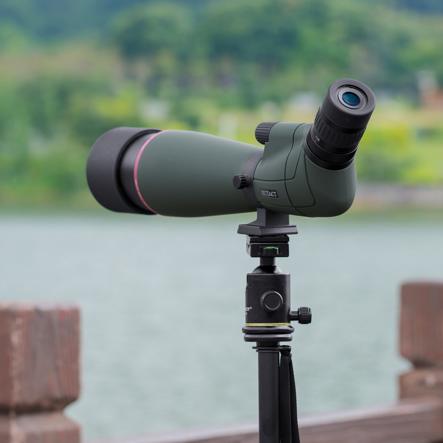 厂家批发20-60x变倍望远镜80mm大物镜私模单筒户外观鸟镜观靶高清