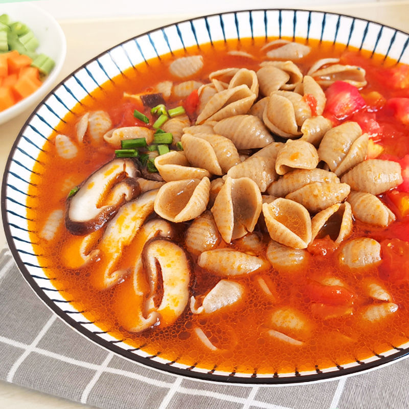 荞麦麻食200g荞麦面猫耳朵贝壳面麻食海螺面陕北面食烩面条批发