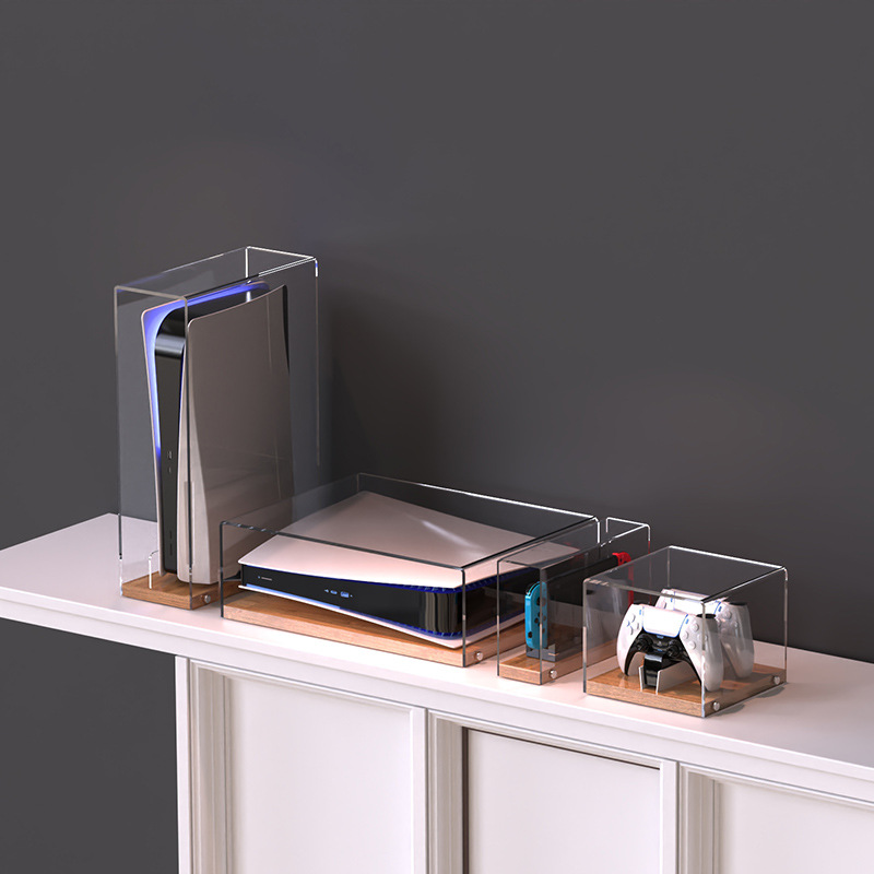 switch防尘罩马里奥任天堂oled主机游戏底座盒ns亚克力透明保护壳