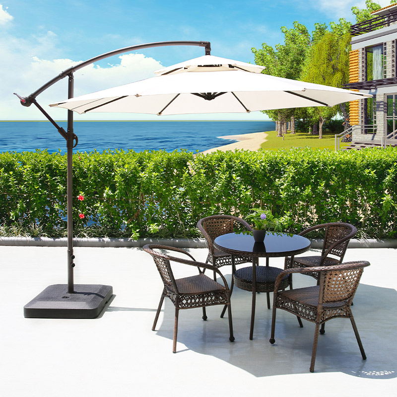 21n遮阳伞户外庭院伞太阳伞户外伞庭院室外桌椅带伞摆摊露营伞香