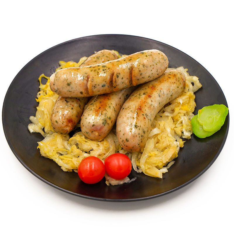 健士牌德式香肠香葱油煎烤肠1000g德式肉肠热狗早餐肠烧烤食材