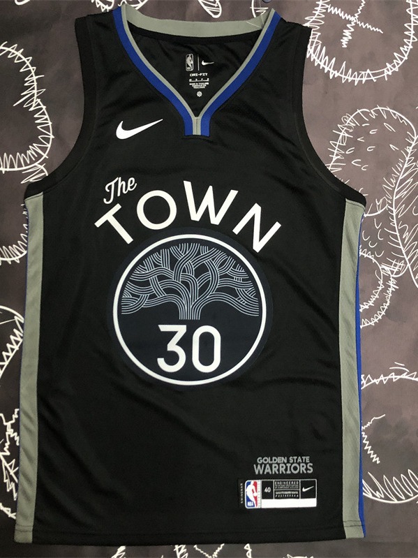 20赛季 勇士 黑灰色 30号 库里11号 汤普森 6号 尼克杨nba球衣