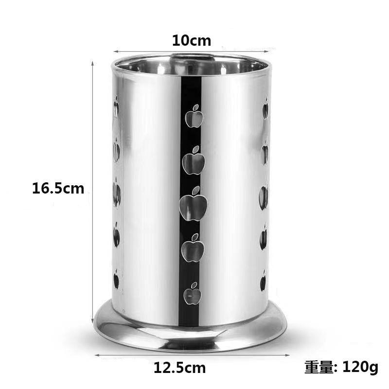 Stainless Steel Chopsticks Holder Draining Chopsticks Bucket Milk Tea Milk Collection Straw Bucket Knife and Fork Bucket Bbq Skewers Bamboo Stick Bucket Storage Bucket