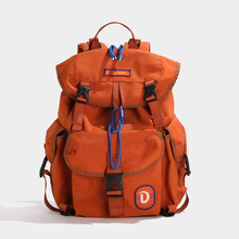 双肩包男女款户外旅行背包潮牌翻盖小众设计青年登山包防水电脑包