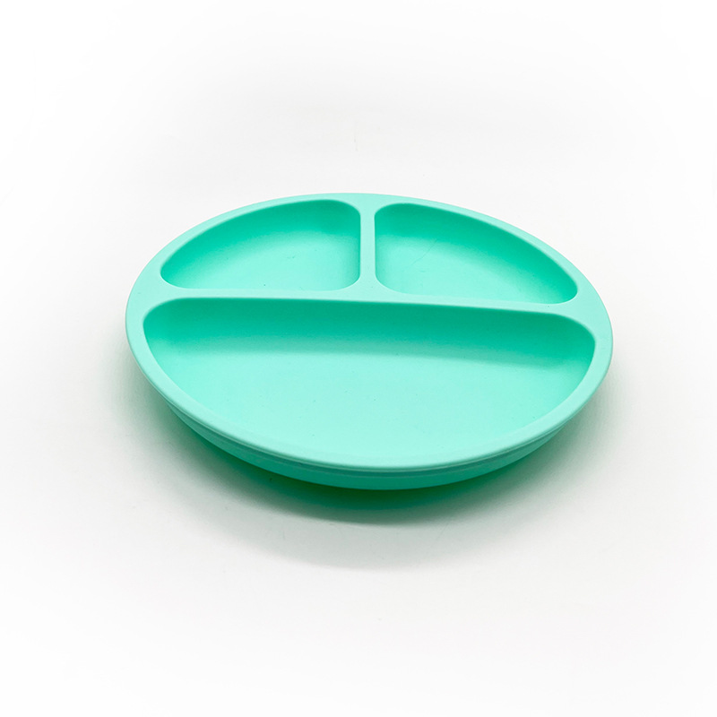 Children's Edible Silicon Plate Can Help Babies Eat Complementary Food Anti-Drop with Suction Cup Baby Food Bowl 0825