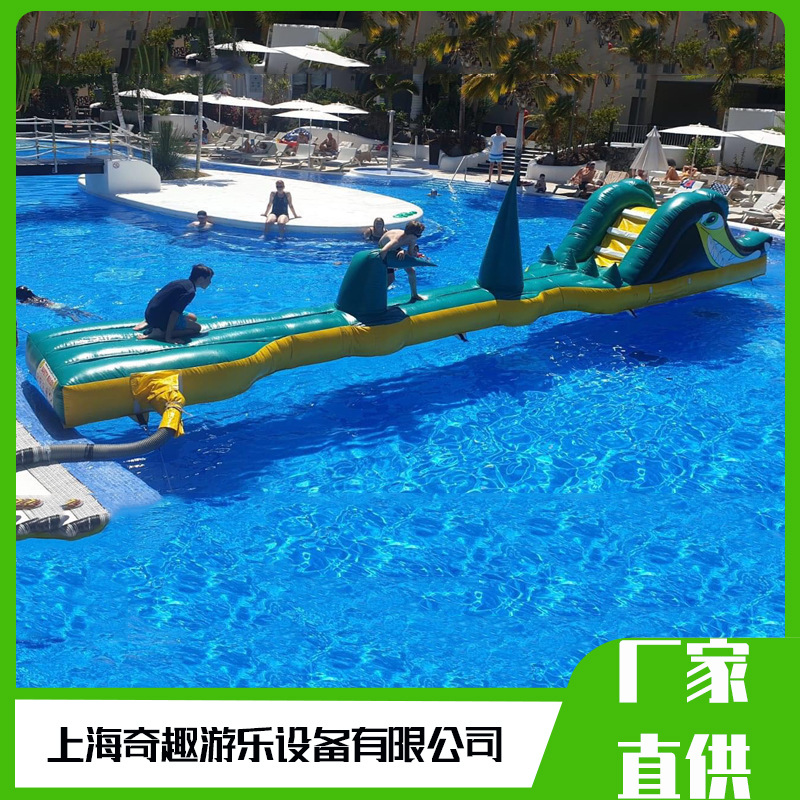 水上乐园设备厂家大型支架水池充气水上滑梯儿童水上游乐园闯关