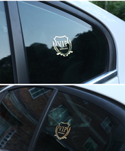 汽车铝片车标贴后车窗三角玻璃侧标金属车标贴装饰改装标志车贴纸