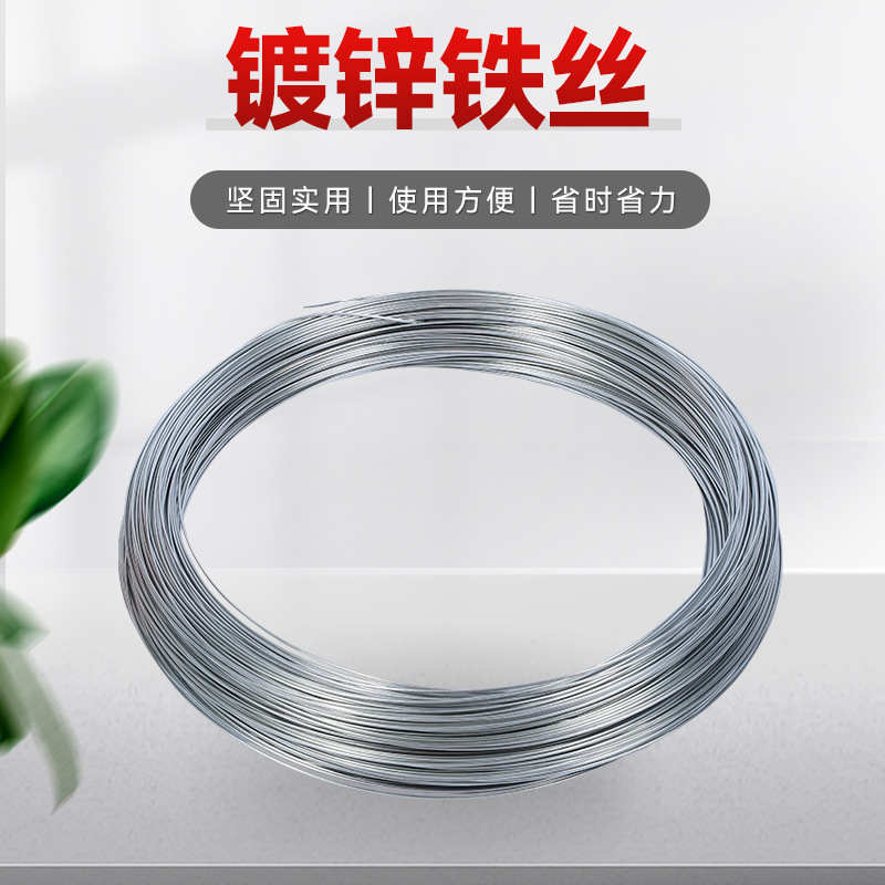 工地镀锌铁丝 8号10号12号16号冷拔丝铁丝14号铁线 退火铁丝 图片