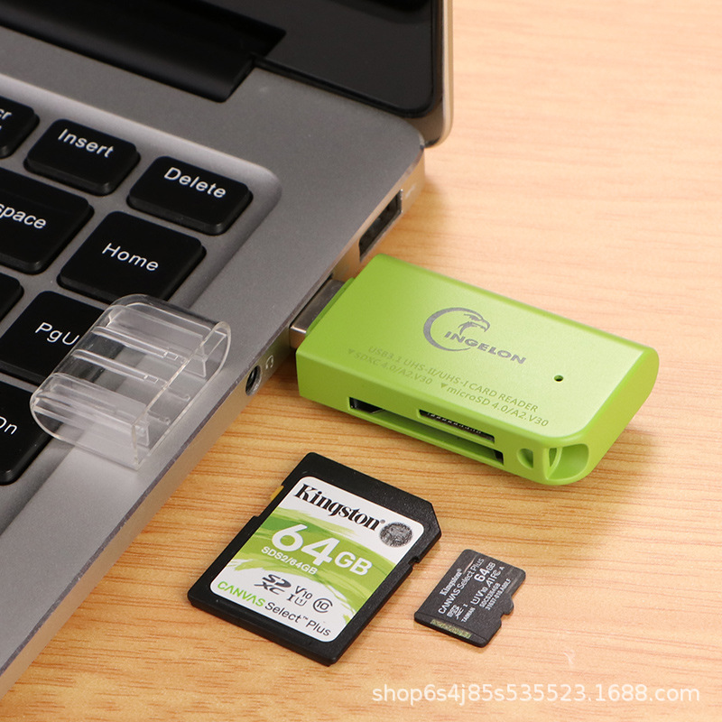 0高速款uhs2读卡器uhsii读取相机sd卡tf内存卡转换器 超高速 图片