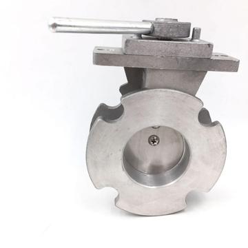 执行器蝶阀蝶型铝合金风阀窑炉风阀天然气蝶阀风阀门窑炉配件dn25