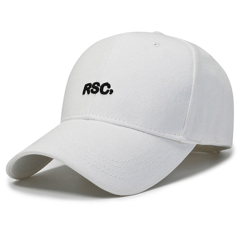 2022 Korean Style New Baseball Cap Candy Color RSC Trendy Letter Embroidery Net Red Sun Protection Sunshade Men and Women Baseball Cap