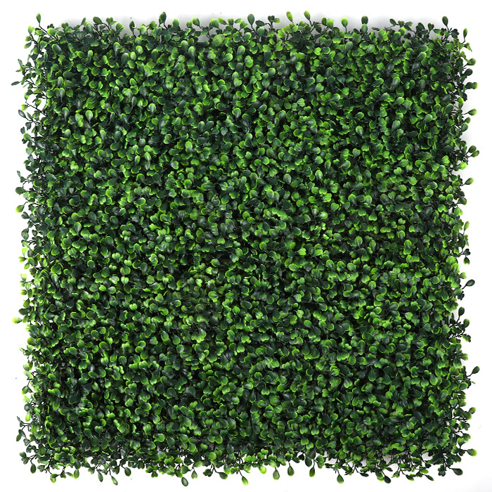 Emulational Lawn Sun Protection Milan Wall Decorative Plant Lawn Green Plant Wall Plastic Flowers Background Wall