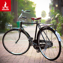 老上海2628寸傳統老式復古單車男女加重載重二八大杠自行車
