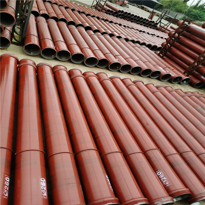 建筑工地混凝土桩导向260mm灌注导管 隧道工程用灌注导管