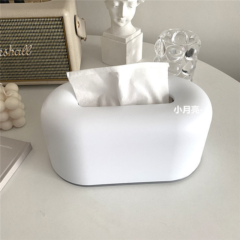 Nordic Ins Living Room Tissue Box Simple Cute Creative Home and Dormitory Bedroom Coffee Table Top Restaurant Tissue Box