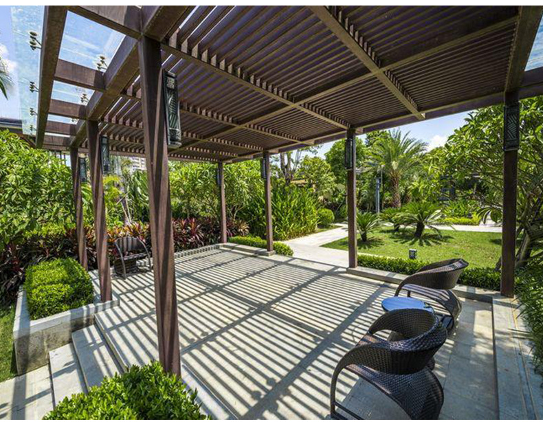 廊架不锈钢园林景观 大型户外美陈 异形长廊主题公园钢结构 廊亭